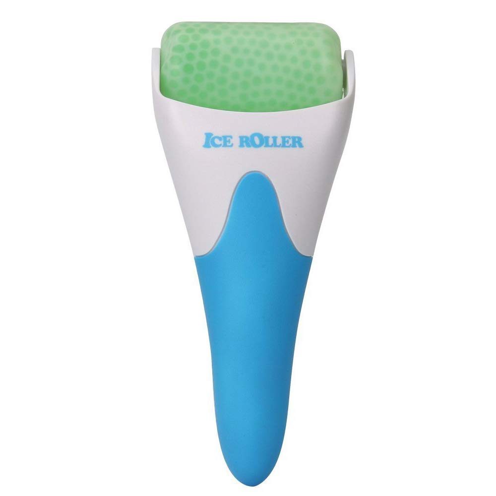 ESARORA Ice Roller on the face in action for a cooling, refreshed complexion