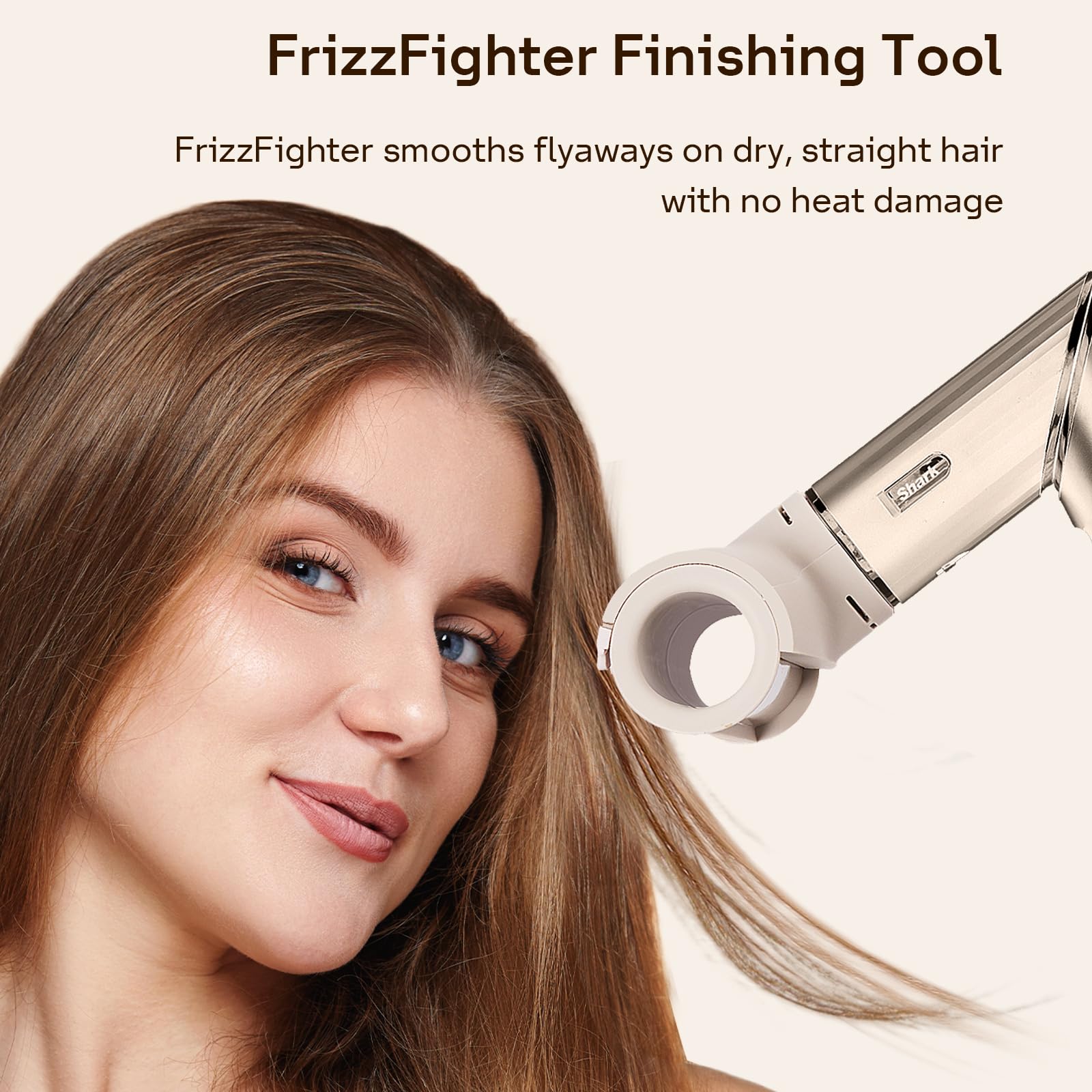 Esctabalt FrizzFighter smooths flyaways without added heat.