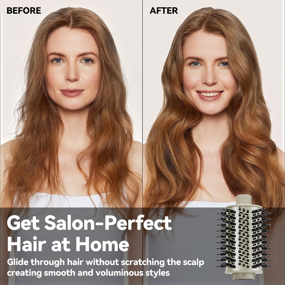 Esctabalt oval brush attachment adds volume and bounce while drying