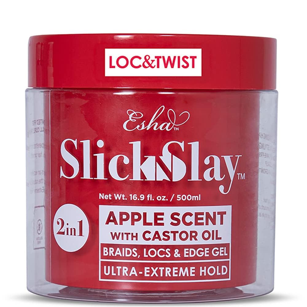 Esha Slick N Slay Apple 17oz bottle with ultra-hold for braided styles