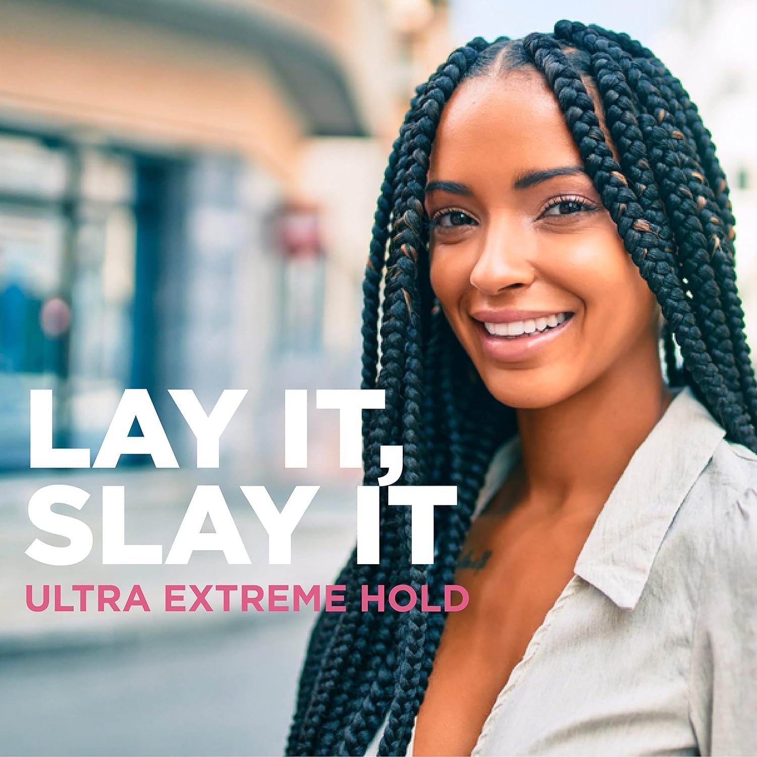 Esha Slick N Slay 17 oz bottle label emphasizes premium formula.