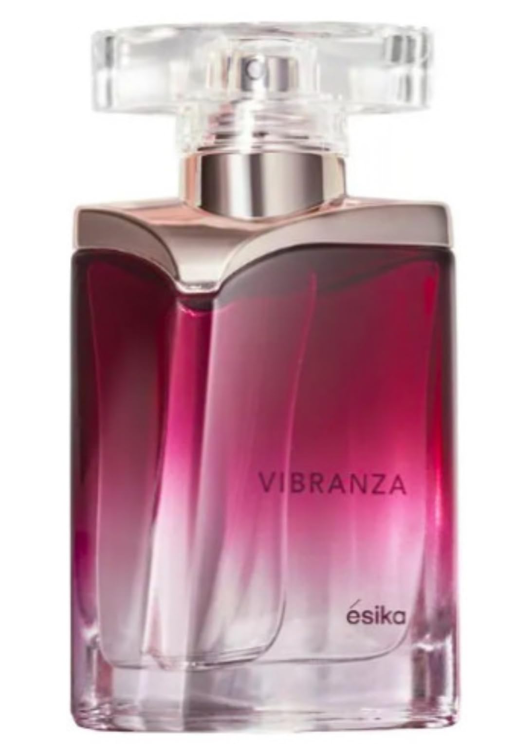 ESIKA Vibranza perfume bottle highlights vanilla orchid and coffee notes for daily elegance.
