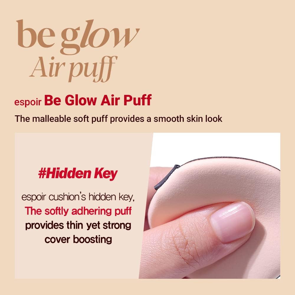 Espoir Be Glow Air Puff multi-function for wet and dry formulas