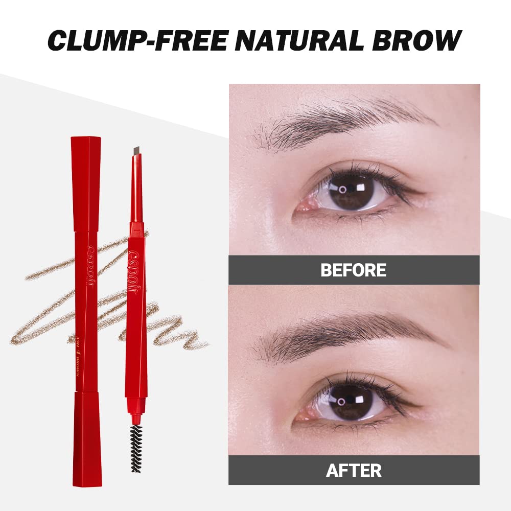 Espoir Brow Balance Pencil #6 light taupe crunchy-texture natural look