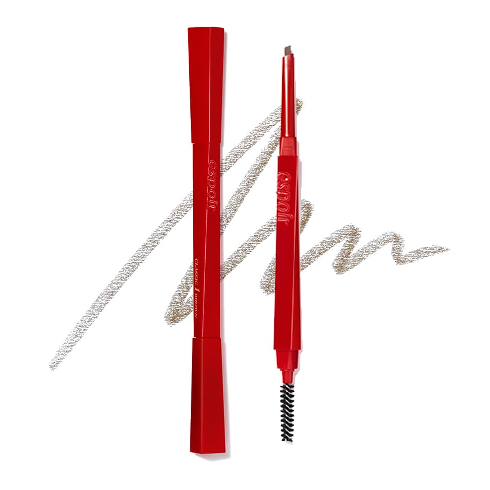 Espoir Brow Balance Pencil #6 light taupe triangular edge for precise brows