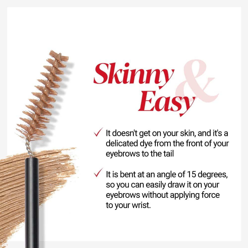 Espoir Brow Color Fixing Cara long-lasting wear through daily activities