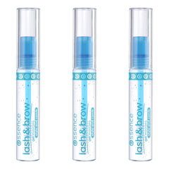 essence clear brow gel brush close-up for precise, controlled brow application.