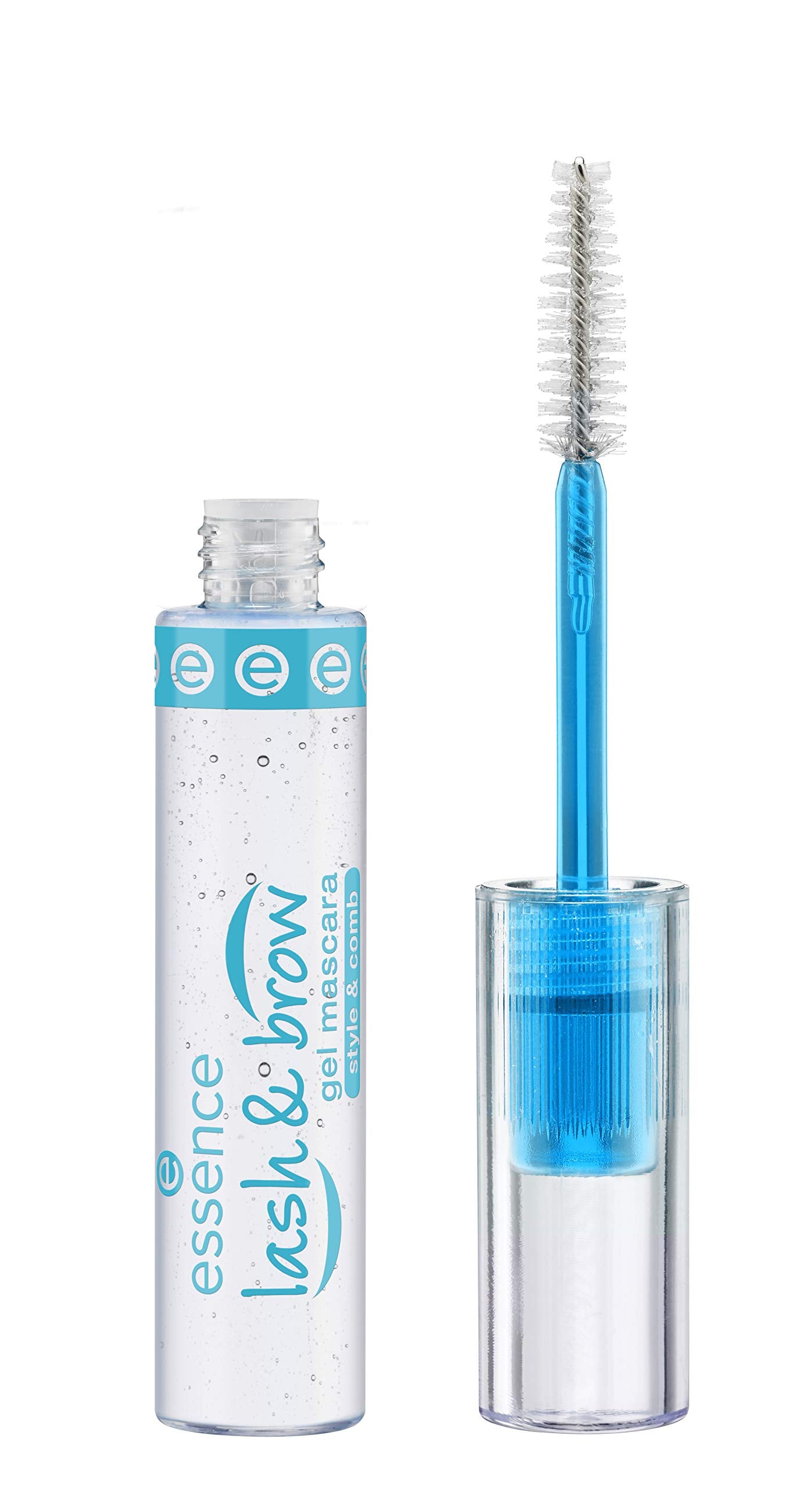 essence 3-pack clear brow gel pack shot shows convenient eco-friendly packaging.