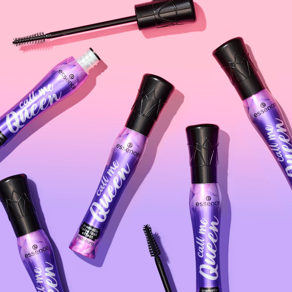 essence Call Me Queen Mascara packaging emphasizes Made in Italy quality.