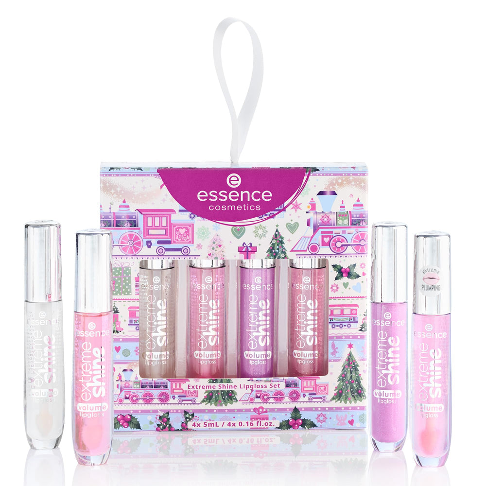 essence Extreme Shine Lip Gloss 01 crystal-clear swatch for natural glow
