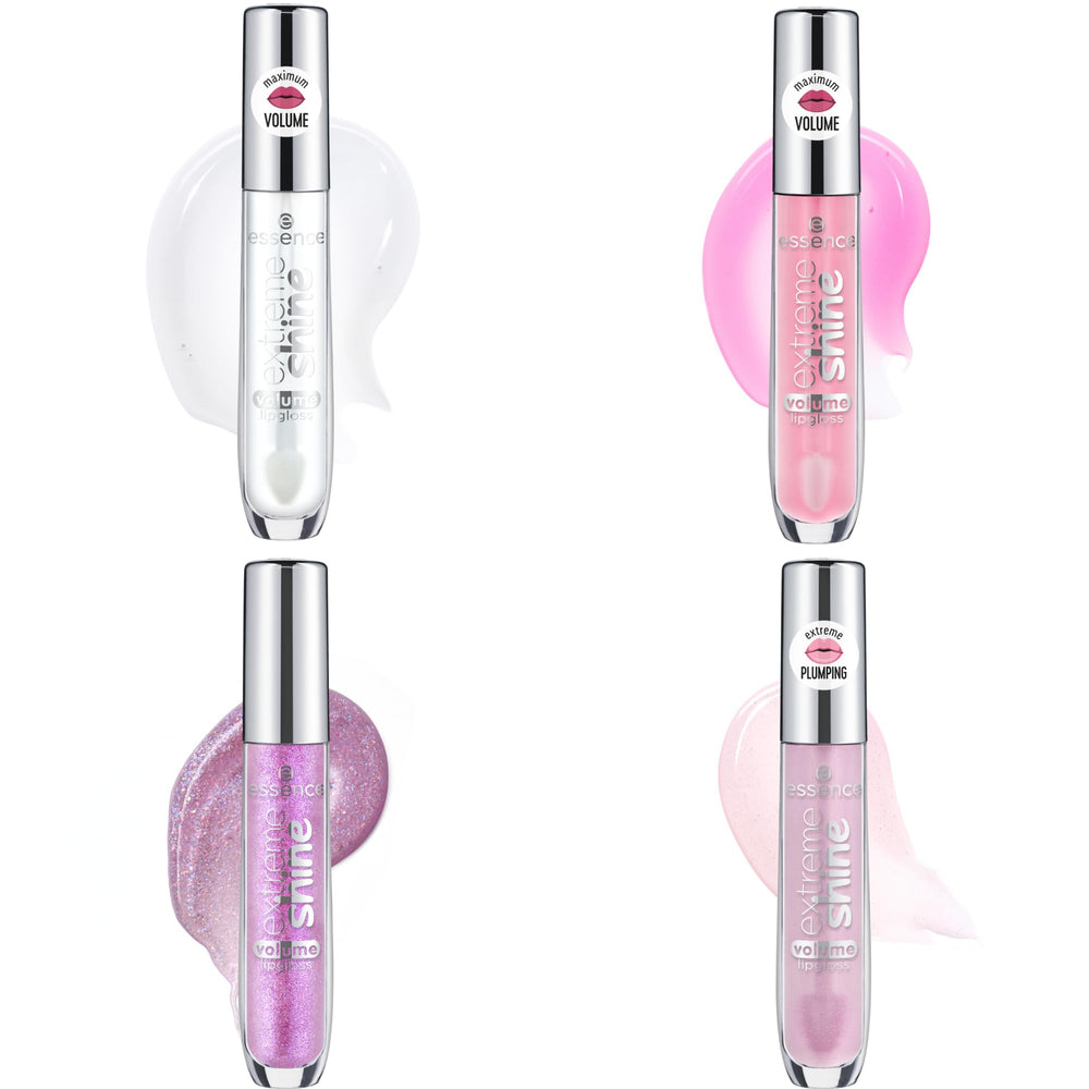 essence Extreme Shine Lip Gloss 102 rosy-gold swatch for radiant day-to-night looks