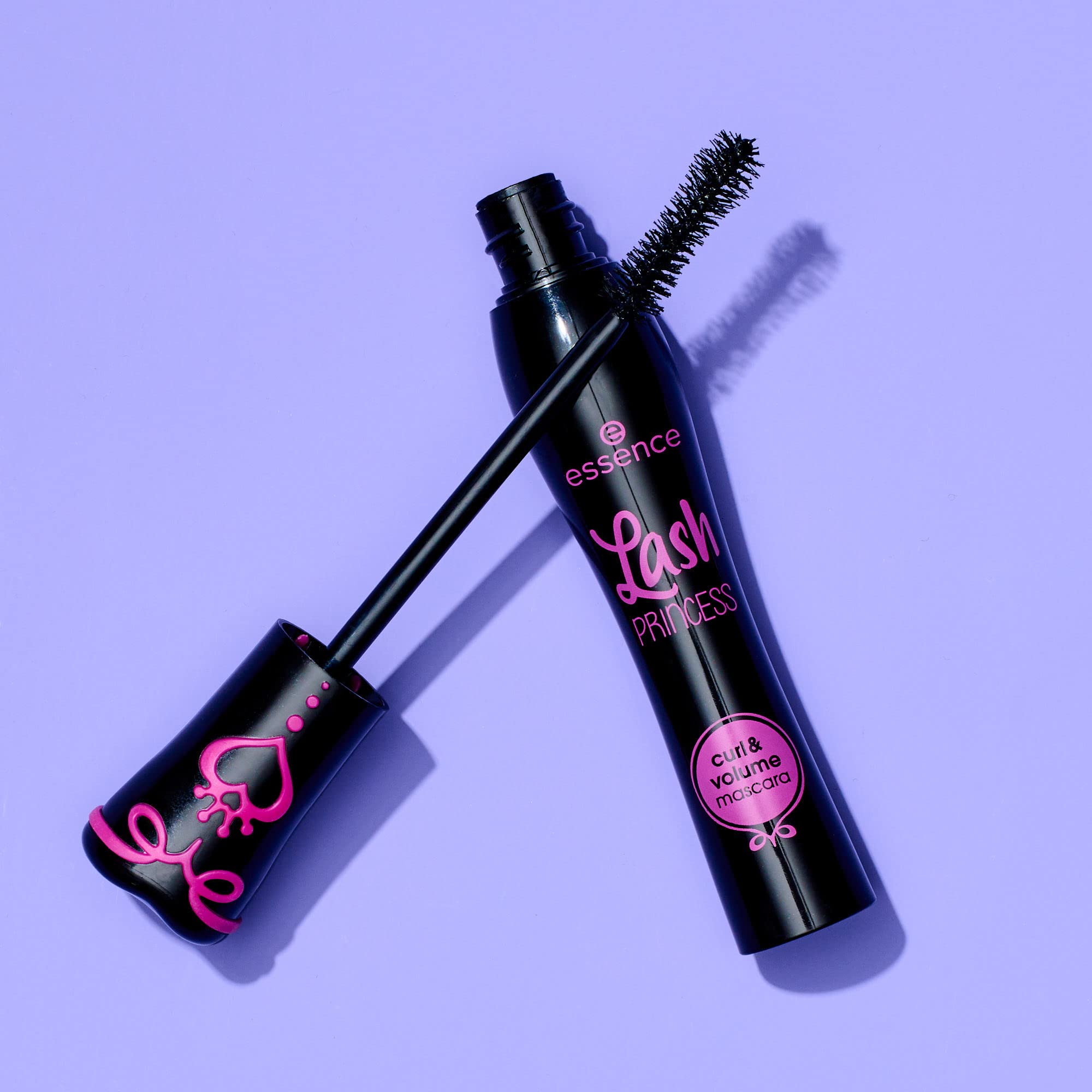 essence Lash Princess Curl & Volume Mascara gluten-free fragrance-free formula closeup