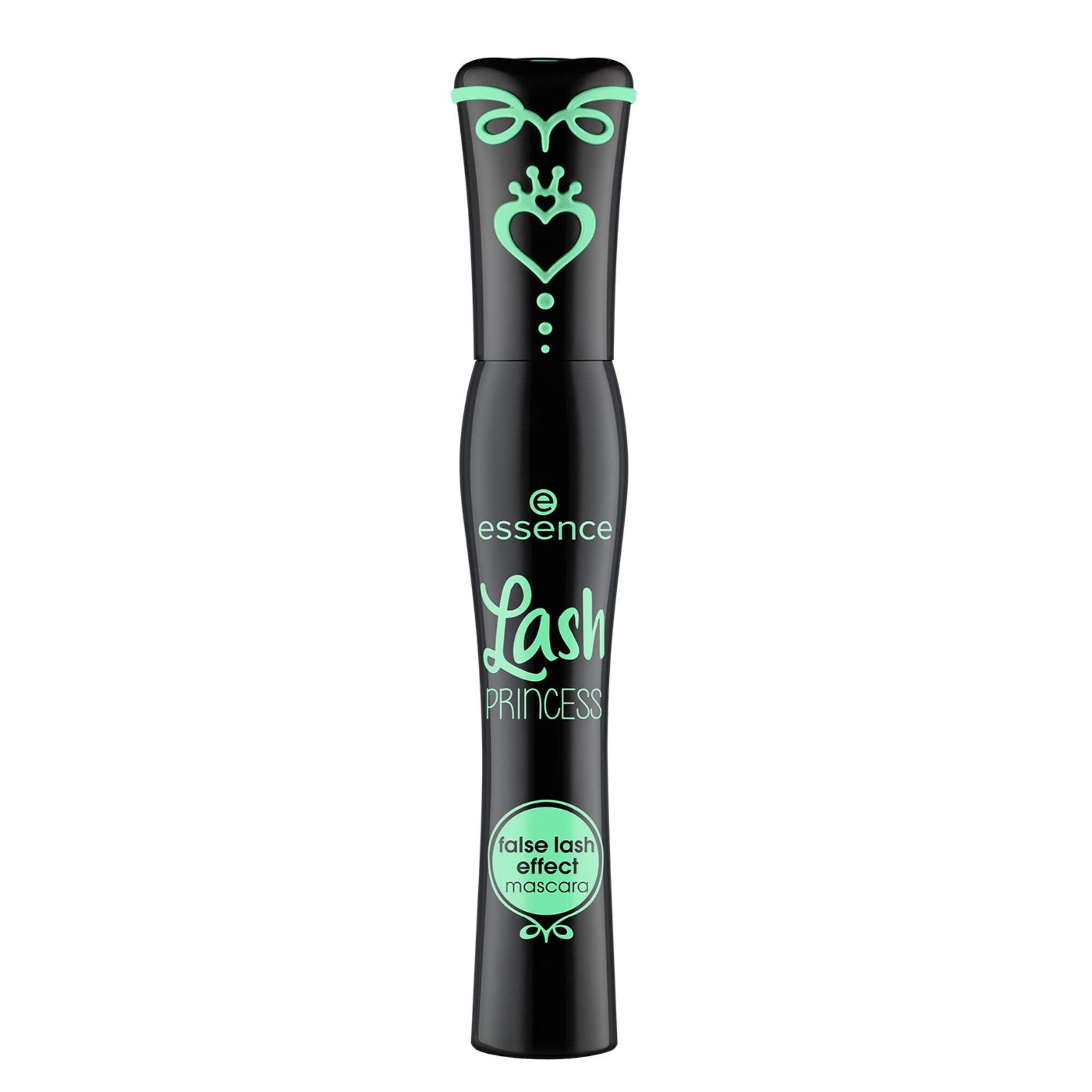 essence Lash Princess wand angle demonstrates precise, lengthening application.