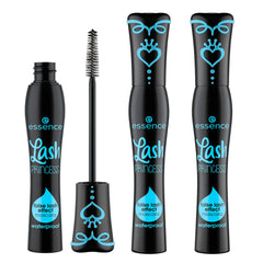 essence Lash Princess Waterproof Mascara pack-3 shows eco-friendly triple-pack savings