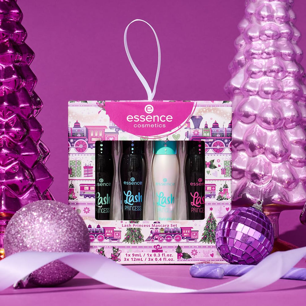 Essence Lash Princess Waterproof mascara tube ensuring smudge-proof wear for busy days.
