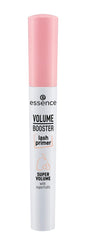 essence volume booster lash primer wand close-up applying primer for smoother mascara adherence