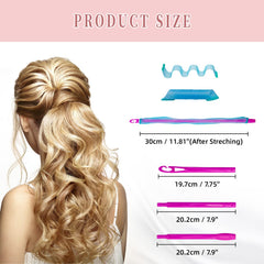 Essenergi heatless curlers 12-inch length for various hair lengths