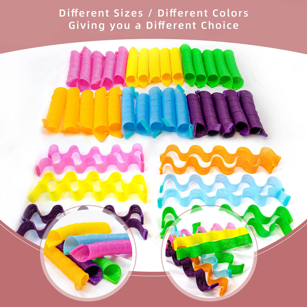 Essenergi heatless curlers wave styling demonstrating soft beachy texture