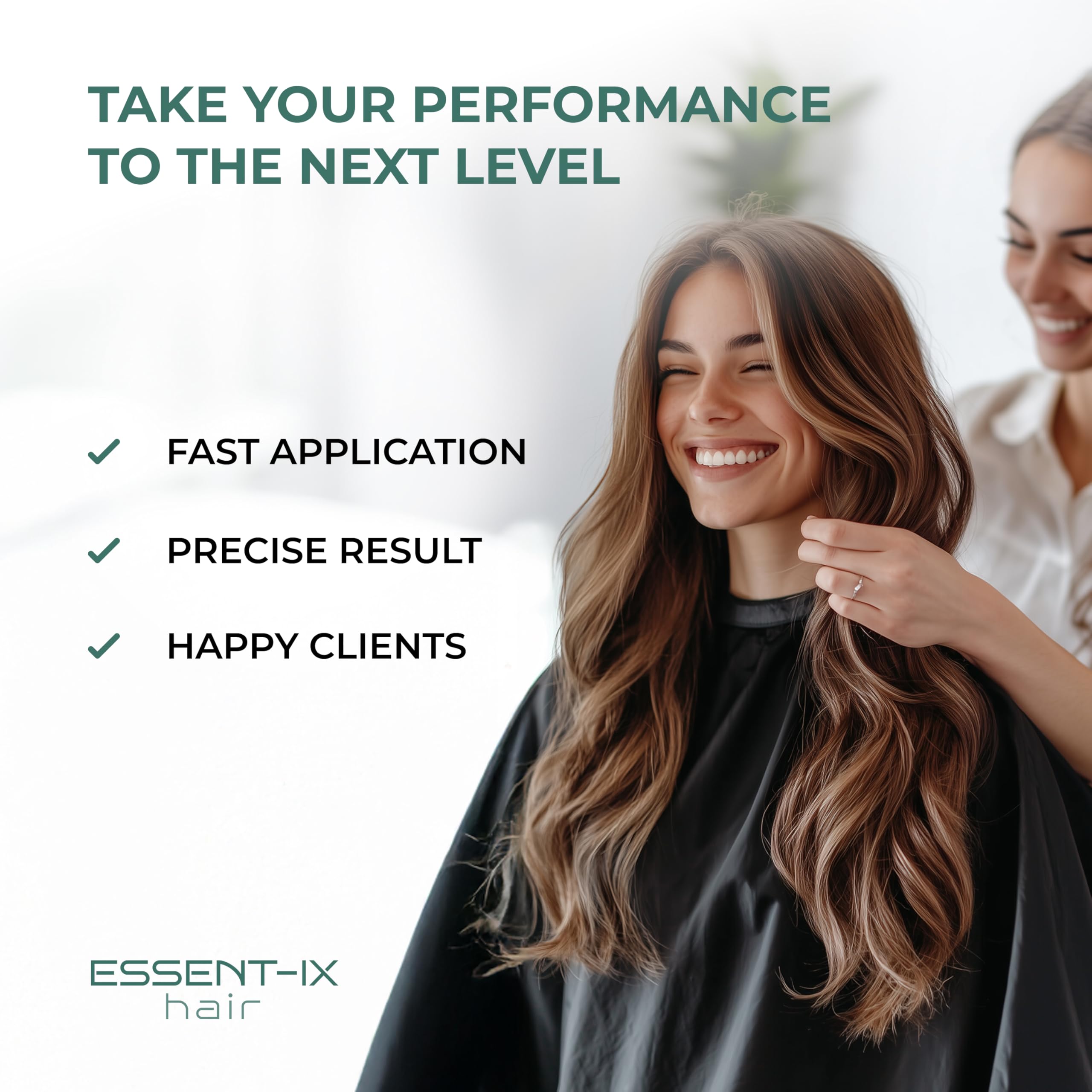 ESSENT-IX root-access design image emphasizes precise placement near scalp.