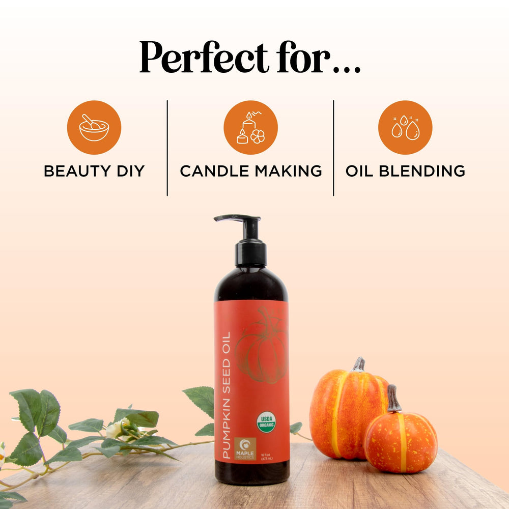DIY blending with pumpkin seed oil as a carrier for essential oils