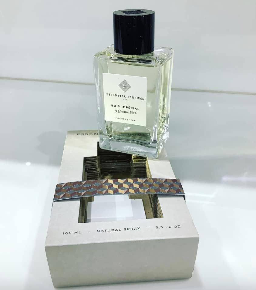 Essential Parfums Bois Imperial wrist application demonstrates daily wear