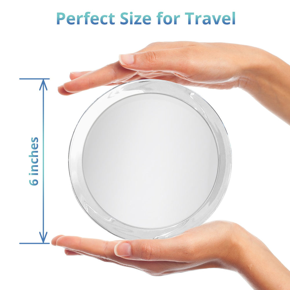Essential Skin Solutions acrylic-framed 15X magnifier showing modern design details.