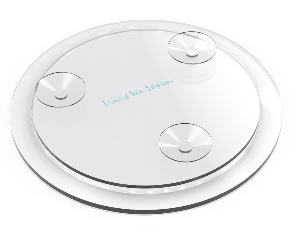 Essential Skin Solutions mirror during tweezing or blemish removal for detailed visibility.