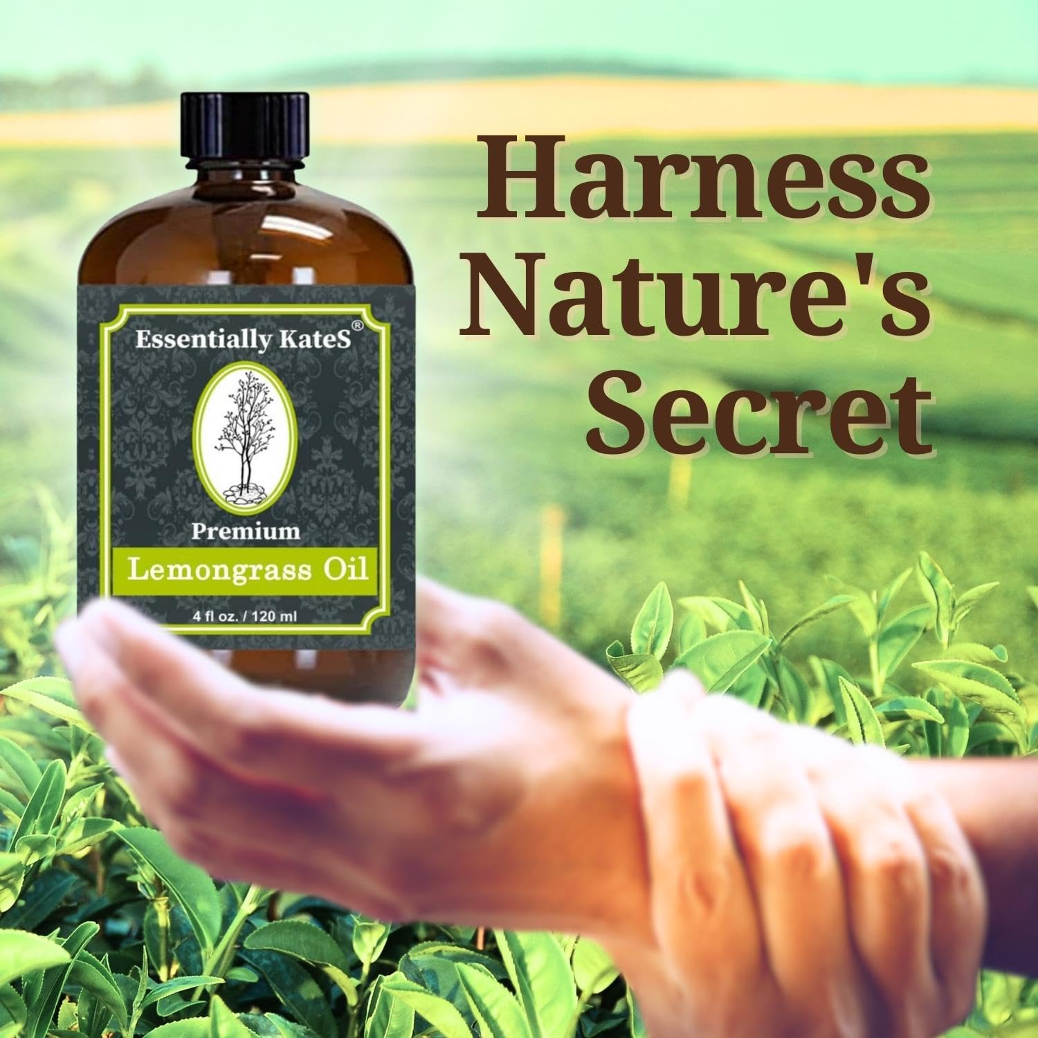 Essentially KateS lemongrass oil for garden care with fresh outdoor scent.