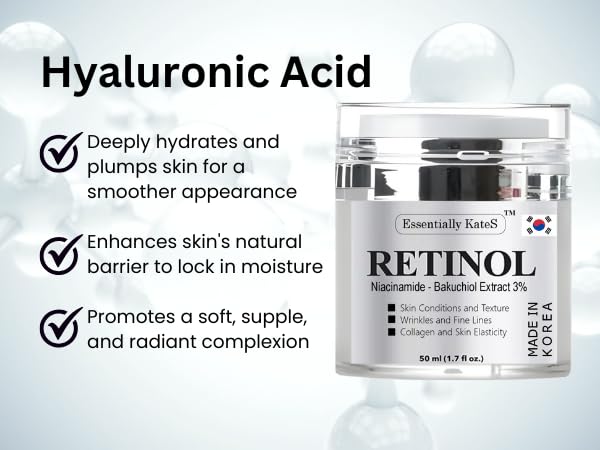 Essentially KateS bakuchiol plant-based tag, gentle anti-aging alternative and irritation-free feel.