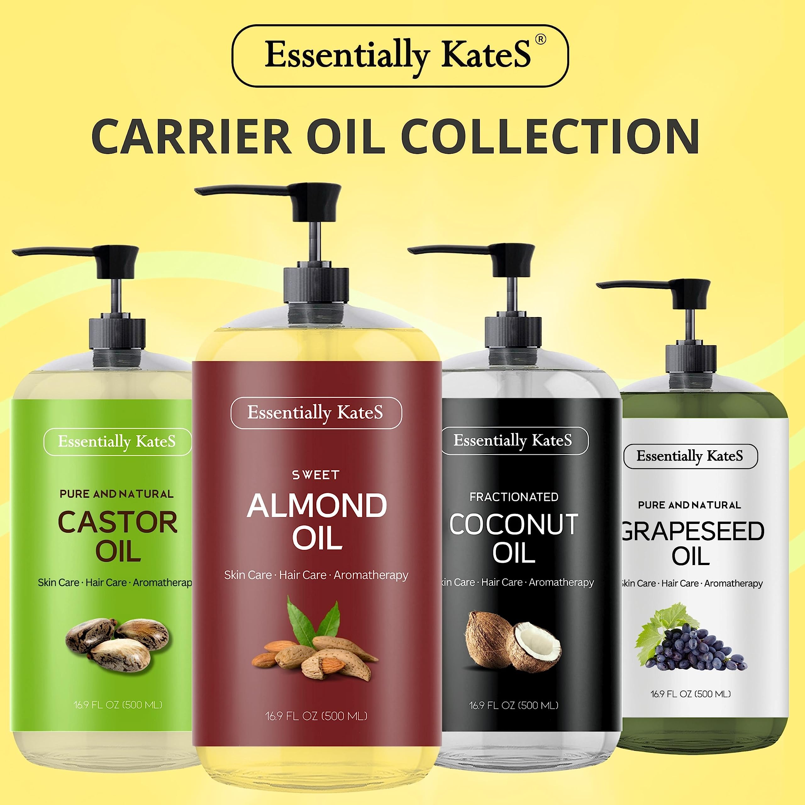 Essentially KateS natural almonds emphasize plant-based fatty acids for skin and hair