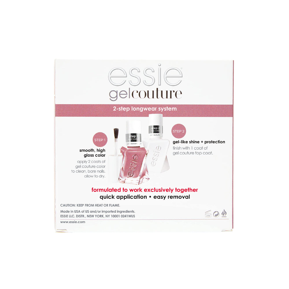 Close-up of mauve nails from Take Me To Thread kit demonstrates a two-step gel-like finish.