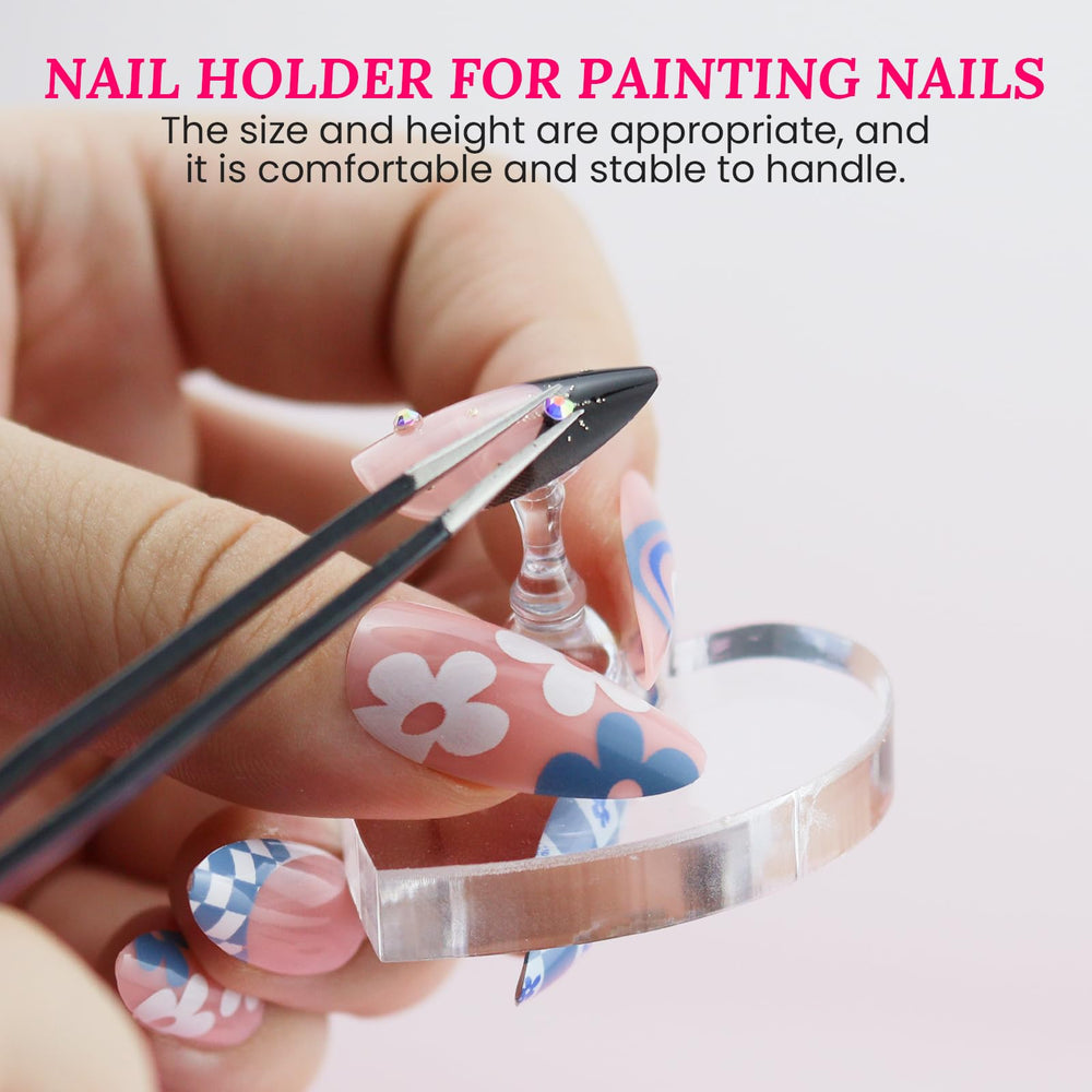 ESUOHYM 200 double-sided tape secures tips for precise, worry-free nail art