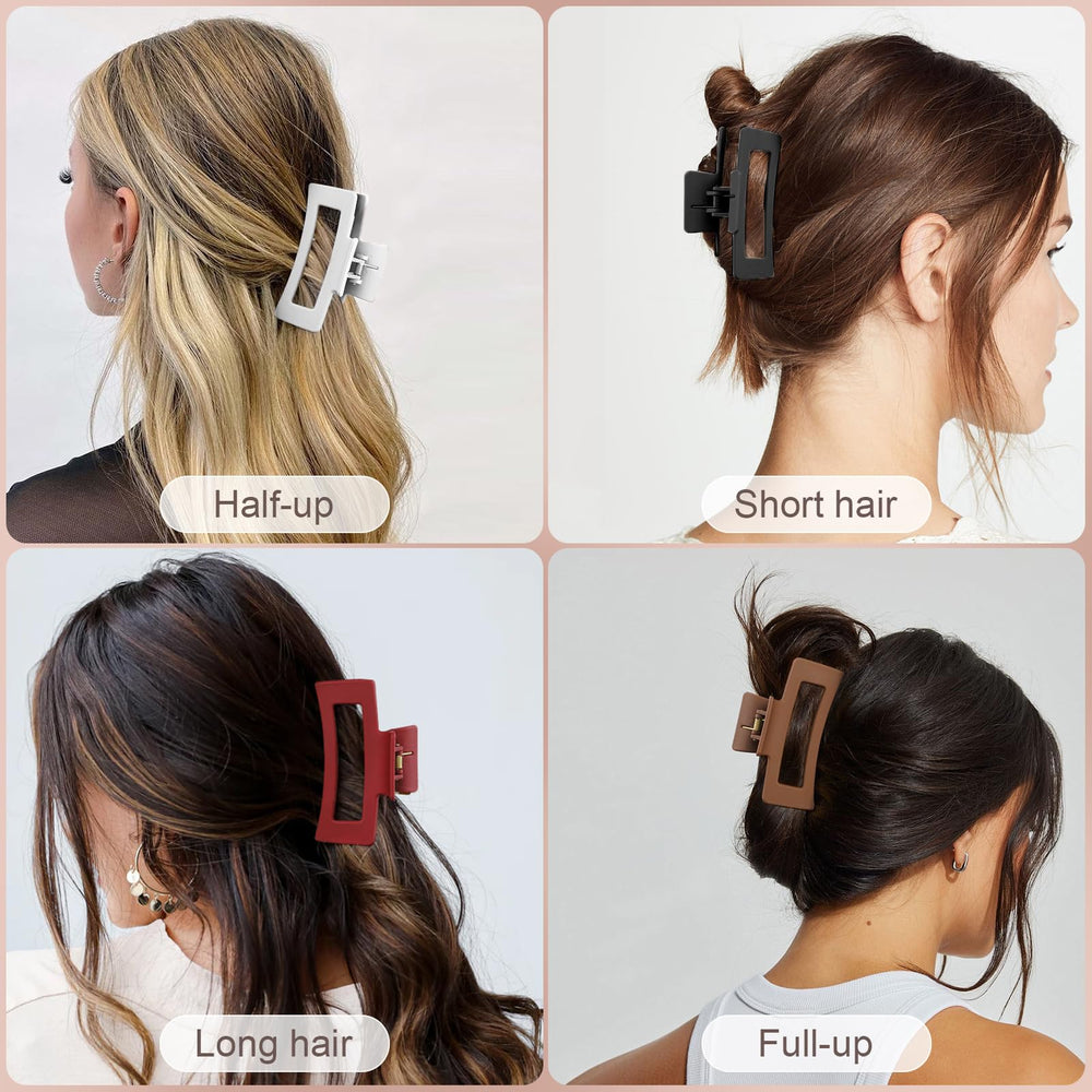 ETANEAR Cloud Claw Clip in Soft Cream adds chic touch to styles