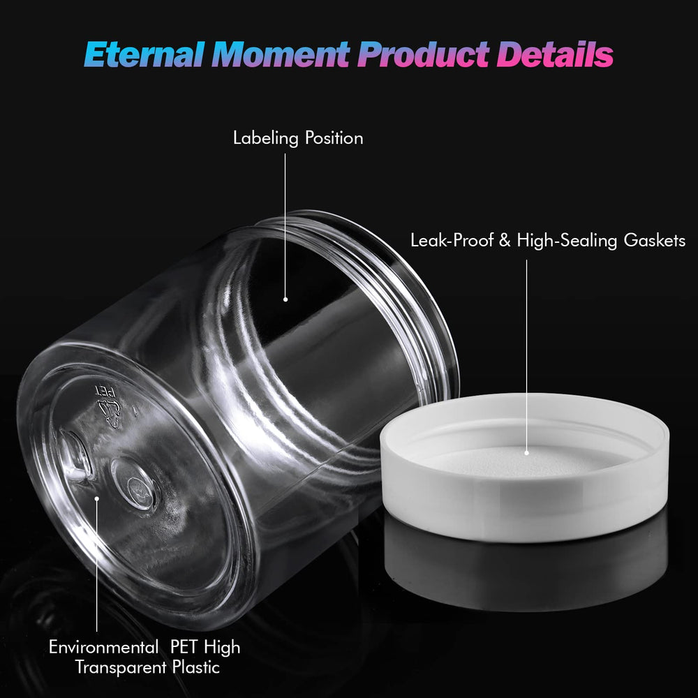 Eternal Moment airtight leakproof jar demonstrates secure travel storage.