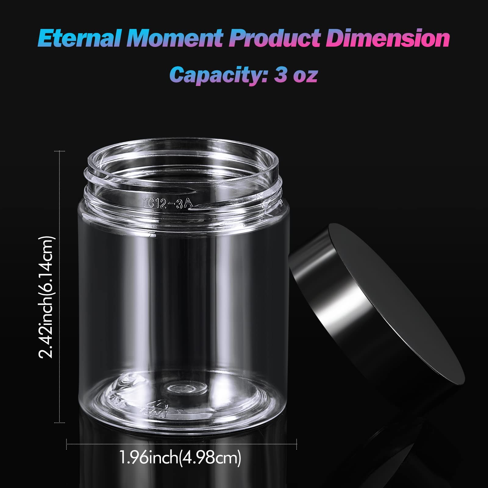 Eternal Moment leak proof airtight lid assembly keeps contents secure during travel.