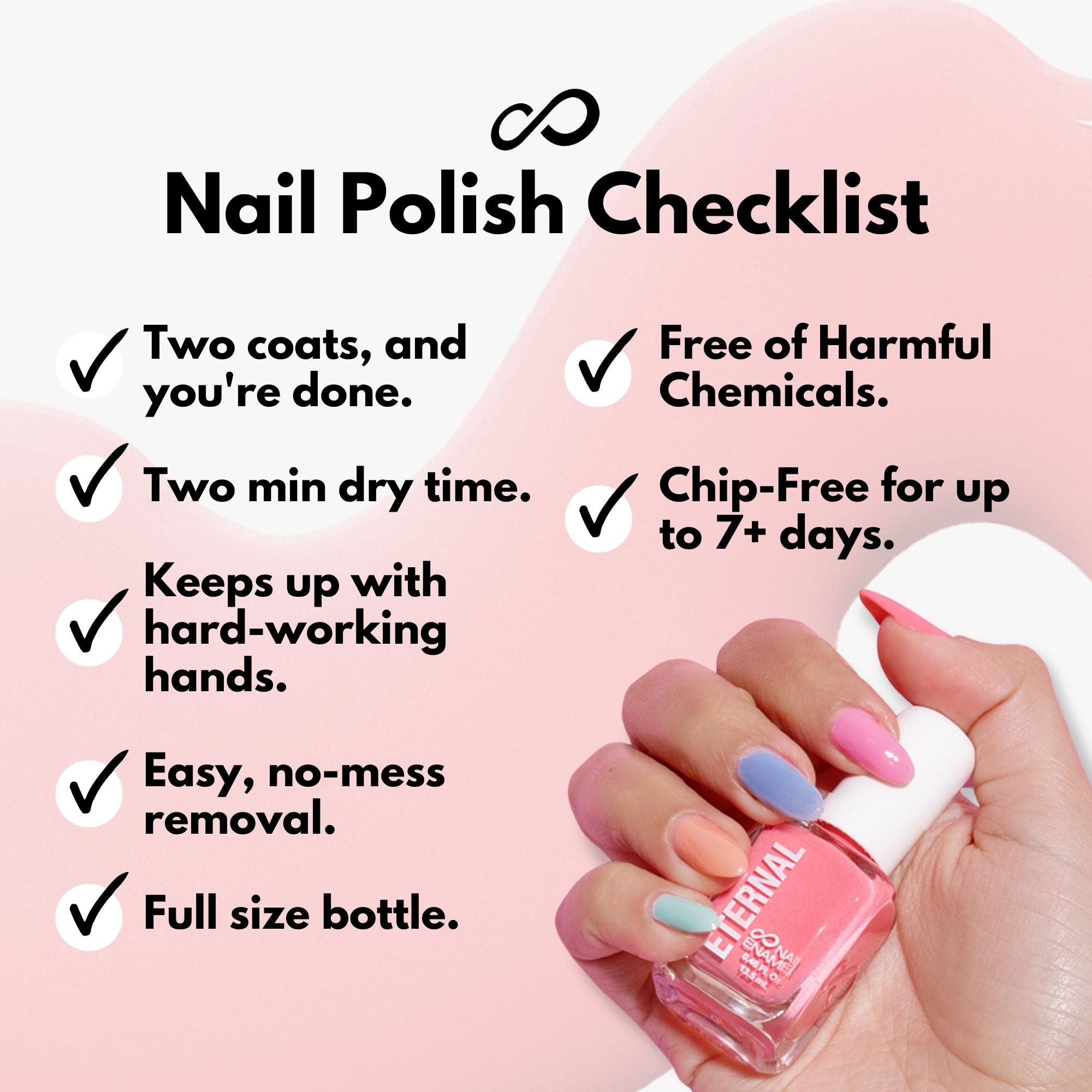 Eternal Pastel Nail Polish Set purple bottle for elegant styling and long-lasting wear