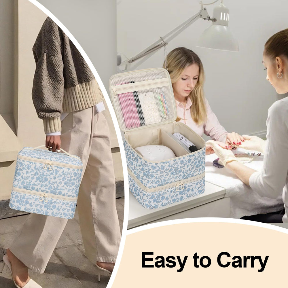 Portable handle on Ethereal organizer bag enables easy travel for professionals
