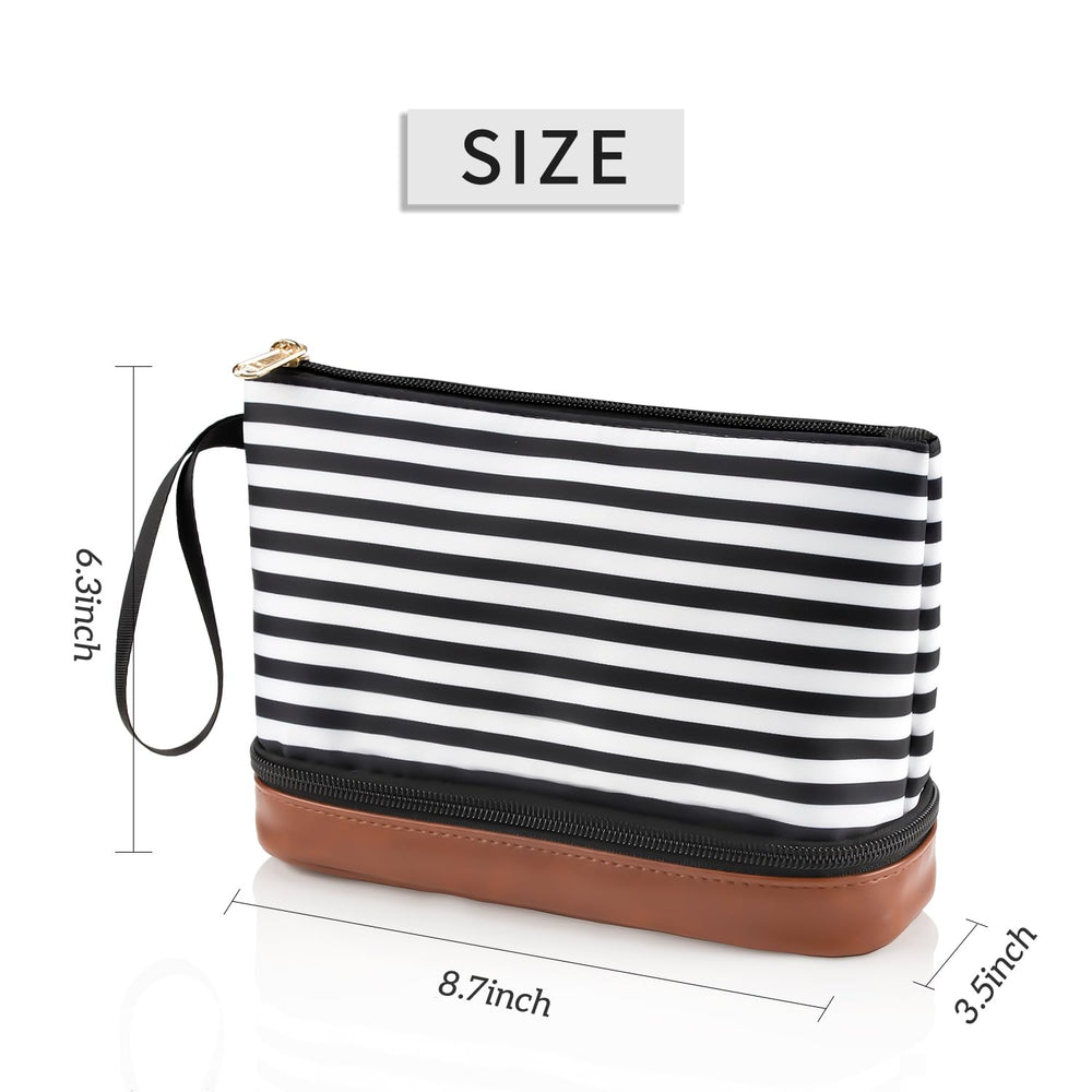 Ethereal small makeup pouch makes a thoughtful gift for holidays and birthdays.