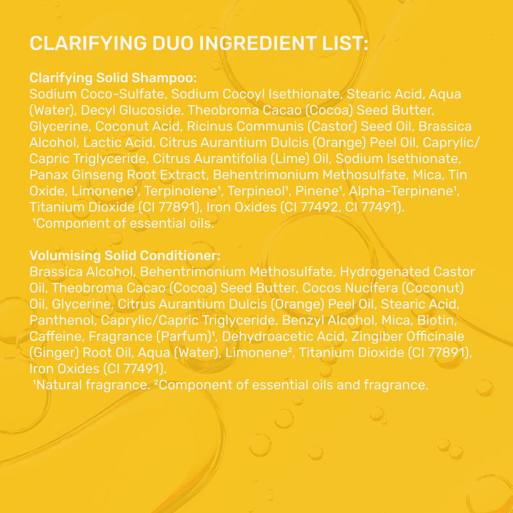 Ethique Beauty clarifying shampoo on bathroom counter as part of routine