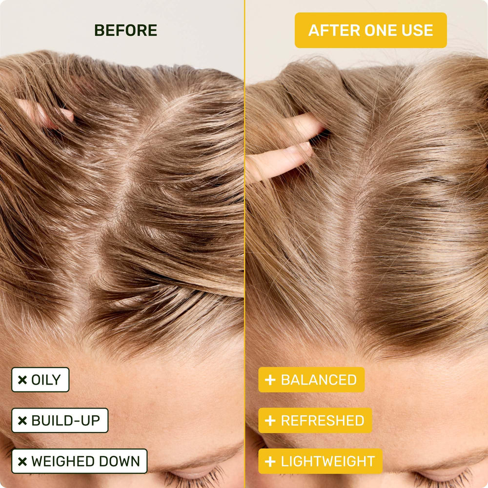 Ethique travel-size bar pictured for on-the-go haircare.