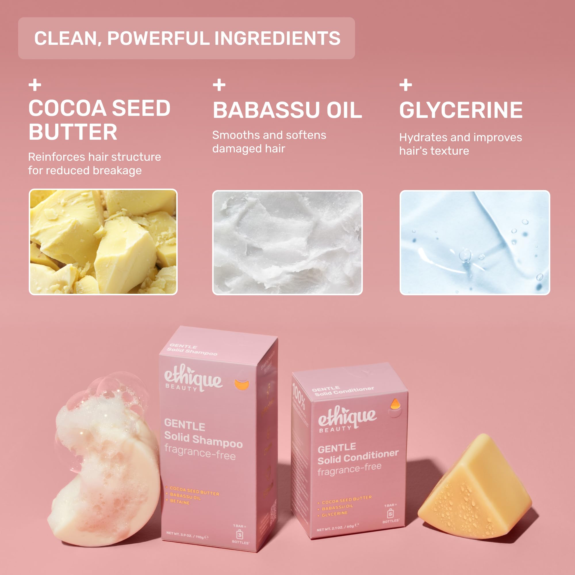 Ethique cruelty-free logo highlighting ethical, vegan haircare choice