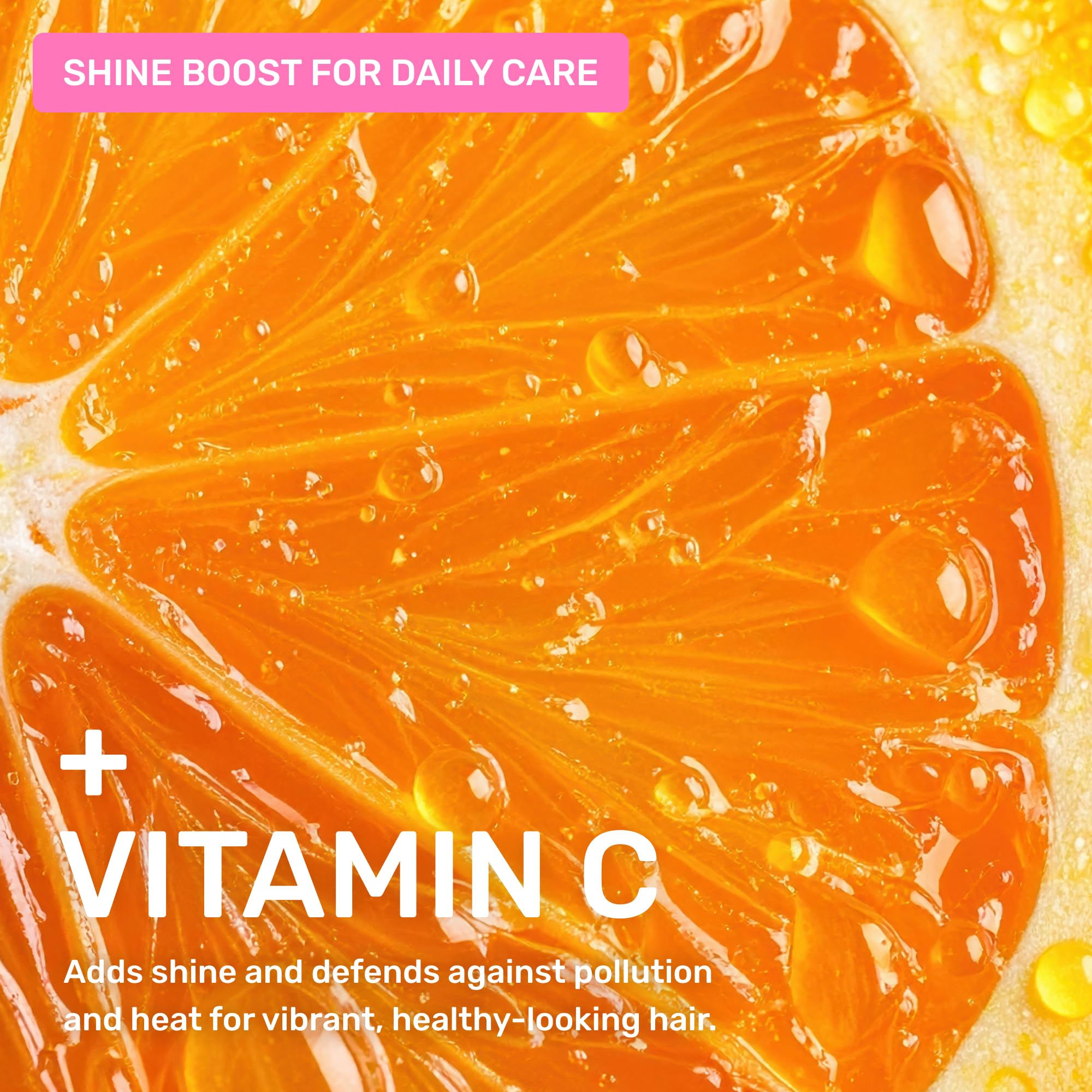 Ethique Everyday Conditioner Bar infused with Vitamin C for radiant-looking strands.