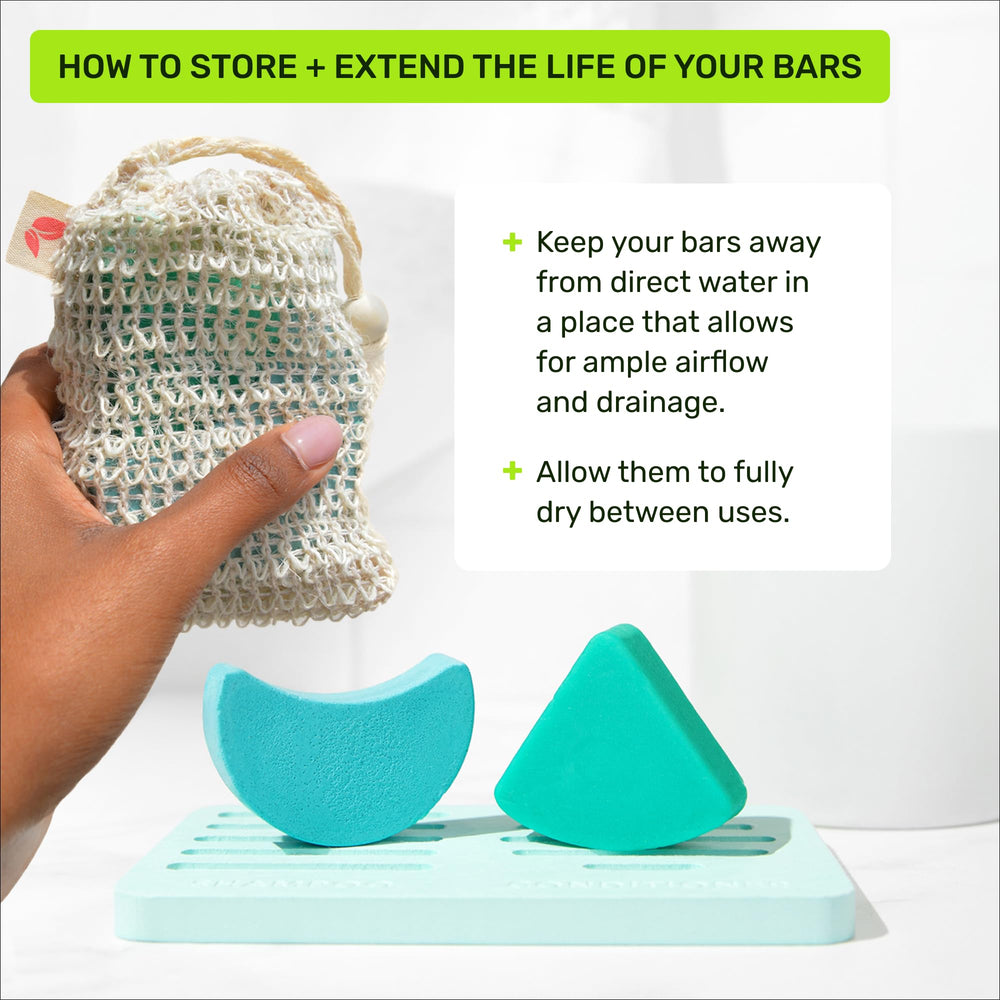 Ethique Hydrating Conditioner Bar offers a plastic-free, eco-friendly bathroom option.