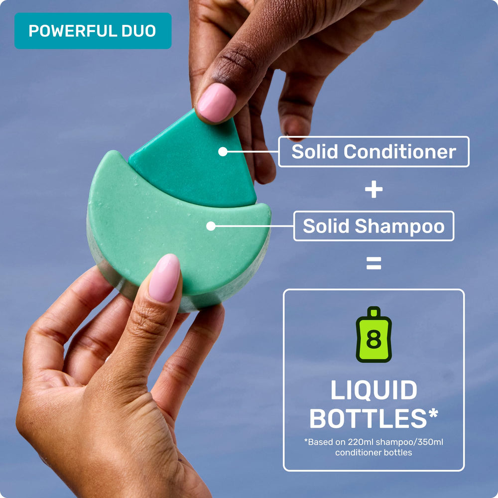 Ethique sulfate-free hair bar communicates clean formula.