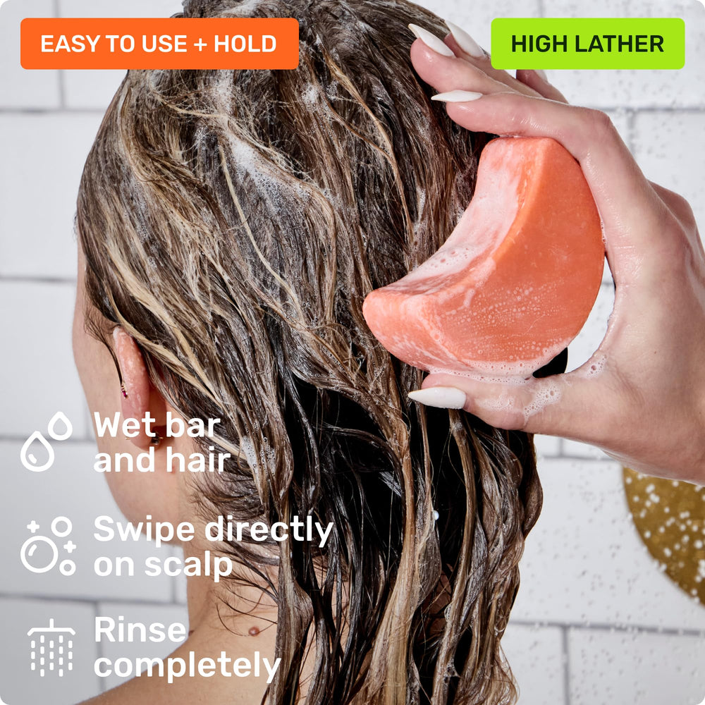 Ethique Volumizing Shampoo Bar complete routine with conditioner bar for volume.