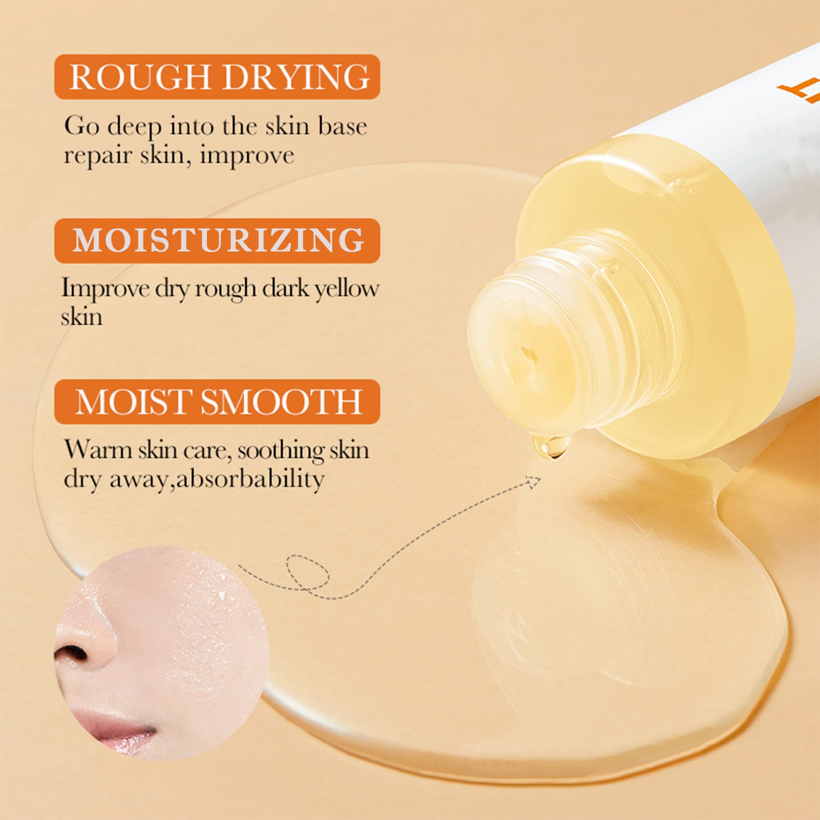 Etuanxi turmeric serum bottle delivering brightening hydration and quick absorption