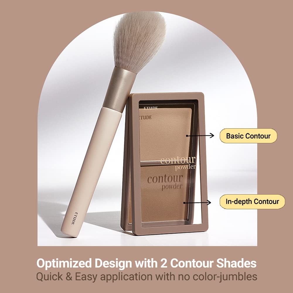 ETUDE Contour Powder Creator true-shadow color mirrors real shadows under lighting