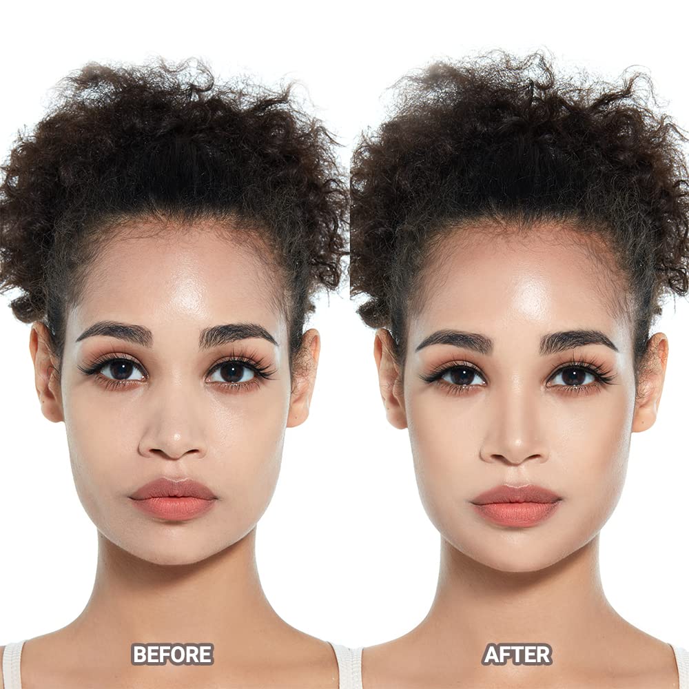 ETUDE Contour Powder swatch reveals true shadow color for a soft, believable contour.