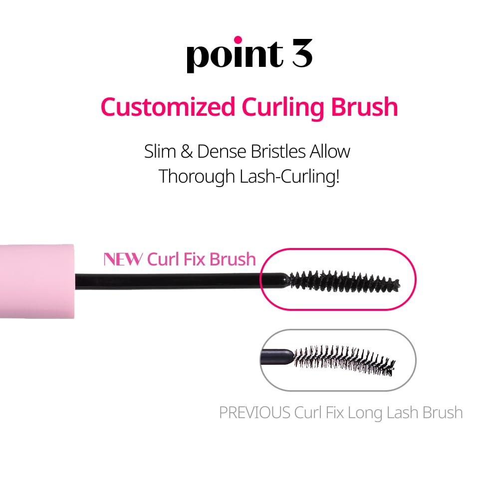 ETUDE Curl Fix Mascara 24-hour curl test suggests long-lasting lift