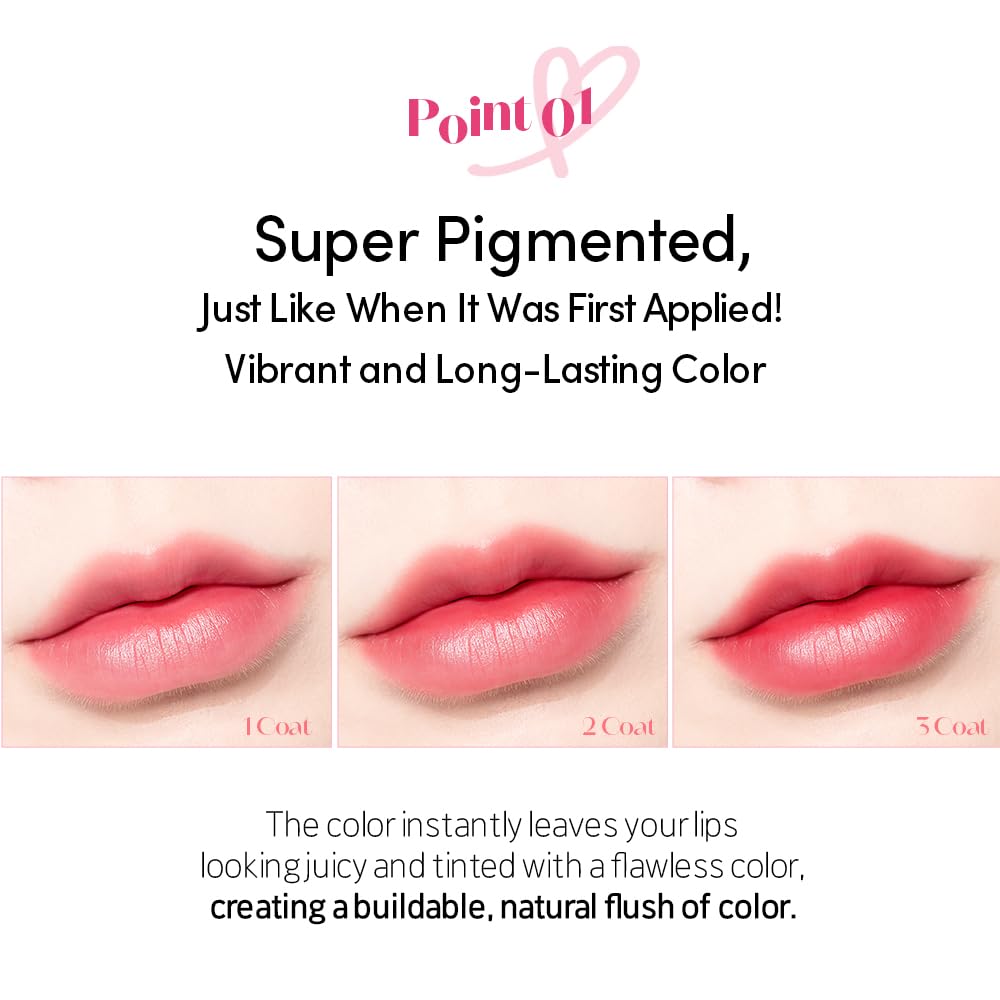 ETUDE Dear Darling Marker Tint Raspberry Pop packaging portable for on-the-go touchups